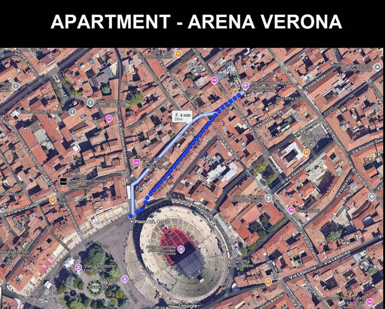 Arena Suite Mazzini Verona Centro Luaran gambar