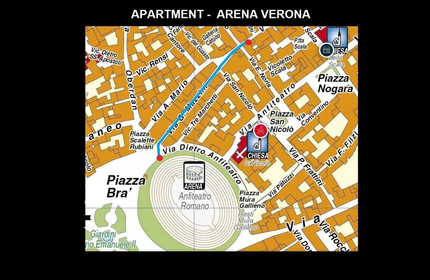 Arena Suite Mazzini Verona Centro Luaran gambar